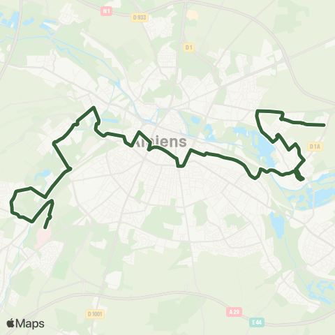 Ametis Z.A. La Blanche Tâche - CHU A. Picardie map