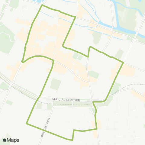 Ametis Coeur de ville map