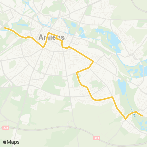 Ametis Pôle Licorne - Longueau SNCF map