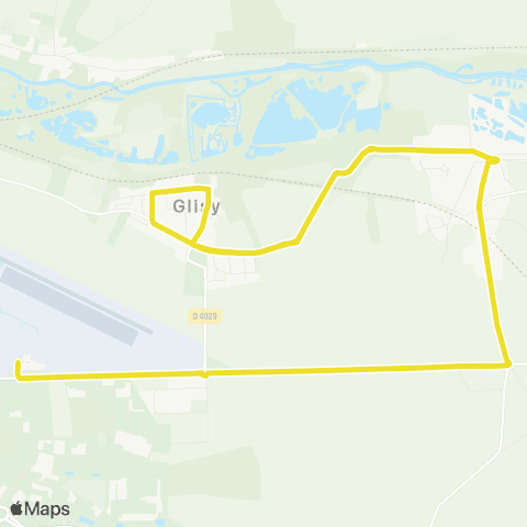 Ametis Scolaire Longueau <> Blangy <> Glisy map
