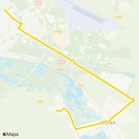 Ametis Scolaire Boves M. Barbier <> Collège Joliot Curie map