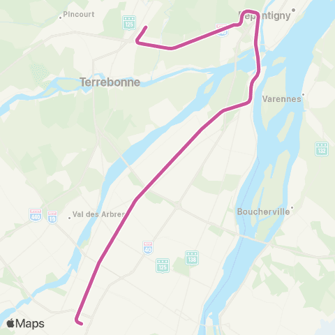 exo Mascouche map