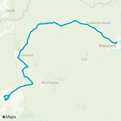 Arriva Midlands Sainsbury's Shelter - Crossroads map