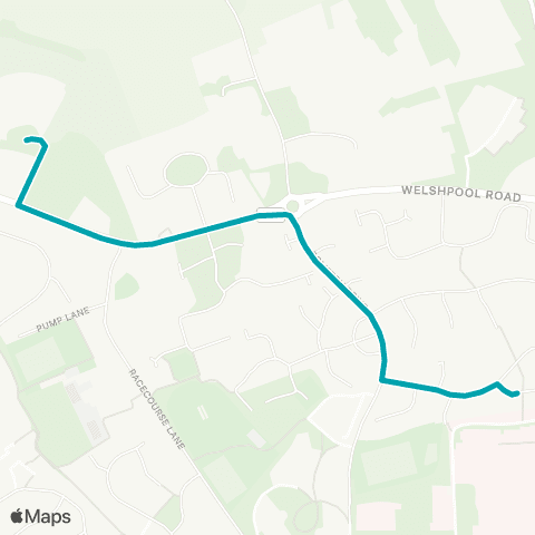 Arriva Midlands Oxon P&R - Treatment Centre map