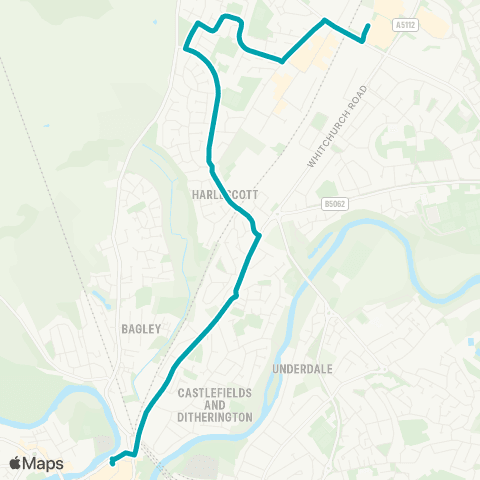Arriva Midlands Tesco Extra - Bus Station map