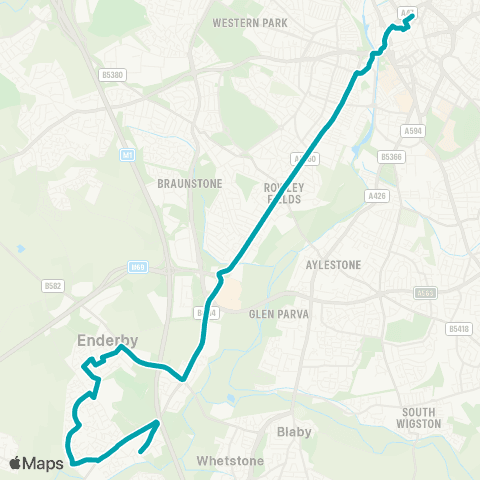Arriva Midlands St Margaret's Bus Station - School Lane map