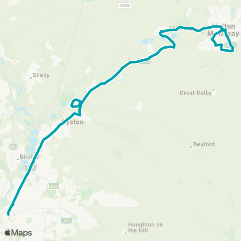 Arriva Midlands Haymarket Bus Station - Windsor Street map