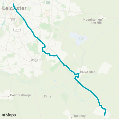 Arriva Midlands Haymarket Bus Station - The Square map