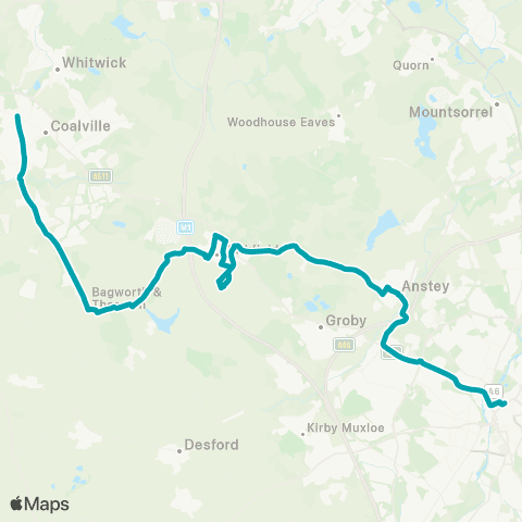 Arriva Midlands St Margaret's Bus Sta - Memorial Square map