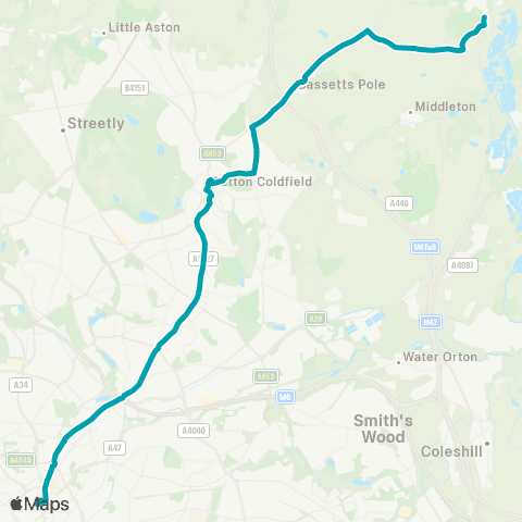 Arriva Midlands The Square Peg - Drayton Manor Park map