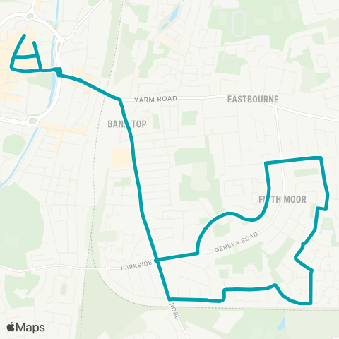 Arriva North East  map