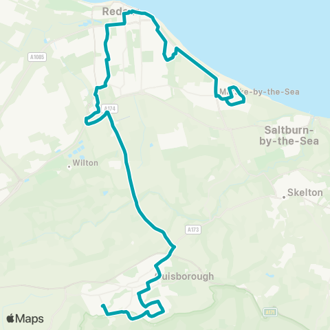 Arriva North East  map
