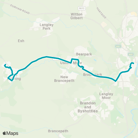 Arriva North East Rowley Crescent - Bus Station Stand B map