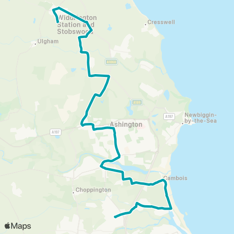 Arriva North East  map
