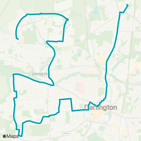 Arriva North East  map
