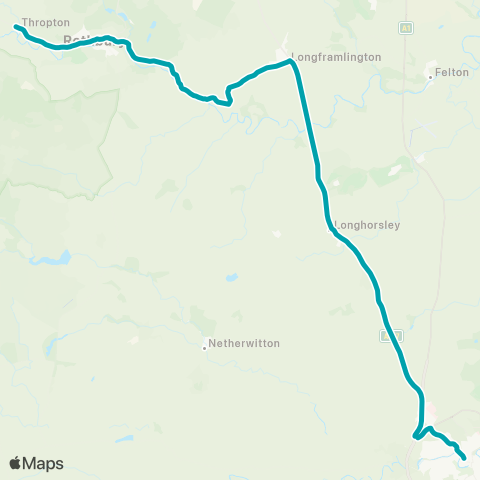 Arriva North East  map