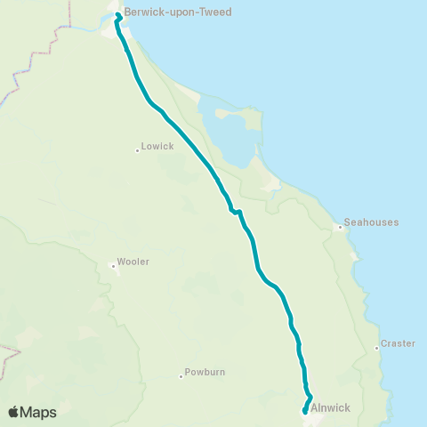 Arriva North East  map