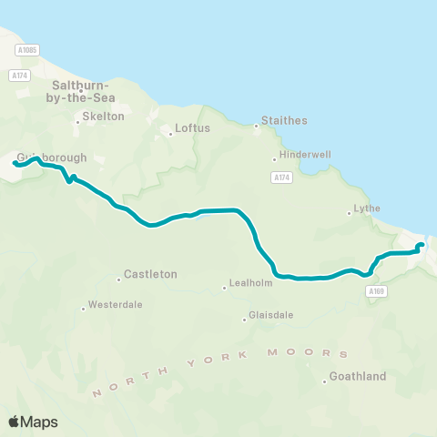 Arriva North East  map