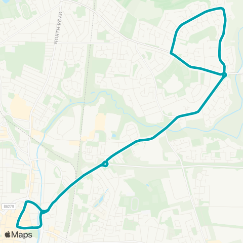 Arriva North East  map