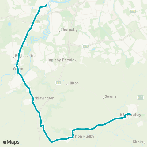 Arriva North East High Street - High Street Stand J map
