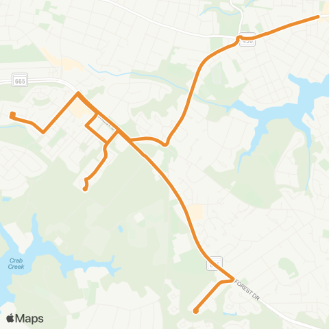 Annapolis Transit Dtwn Annapolis to Forest Dr Call-In 410-263-7964 map