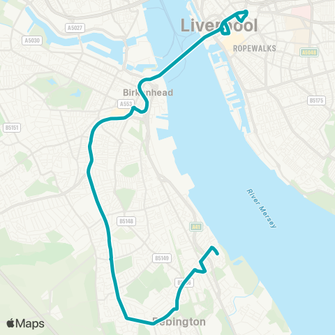 Arriva North West  map