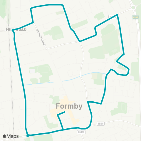 Arriva North West  map