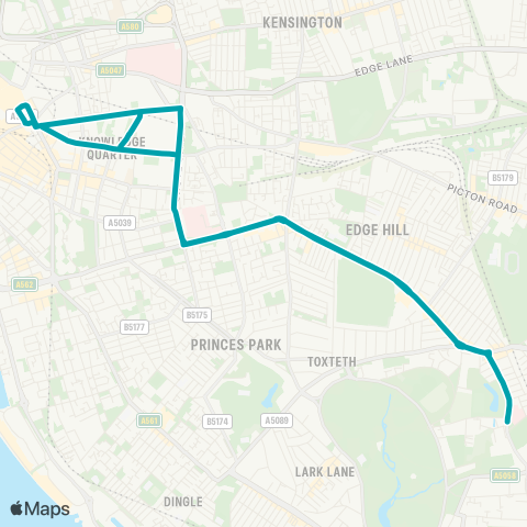 Arriva North West  map