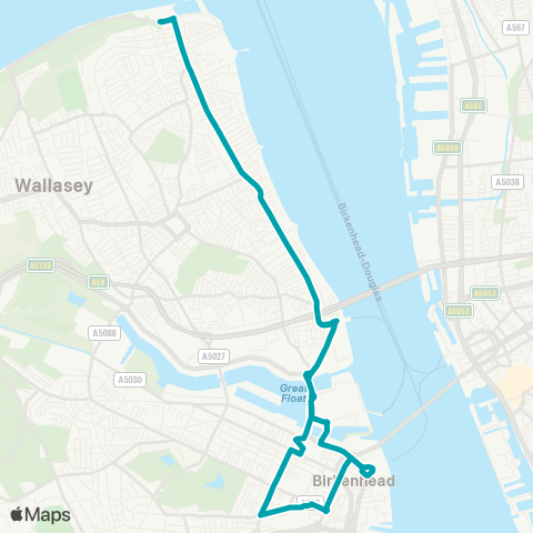 Arriva North West  map