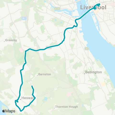 Arriva North West  map