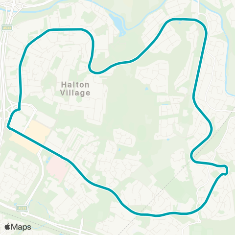 Arriva North West Halton Lea South - Halton Lea South map