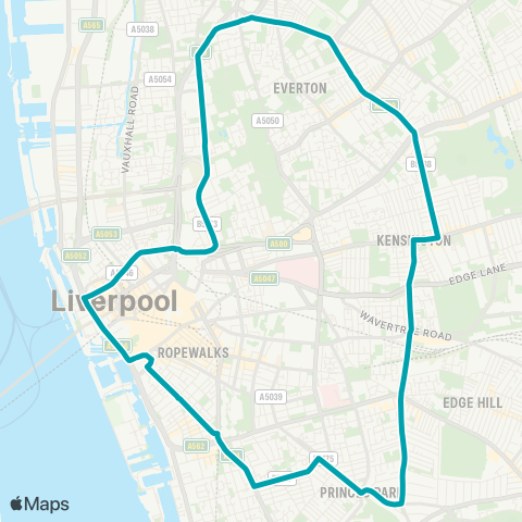 Arriva North West Liverpool One Bus Sta - Liverpool One Bus Sta map