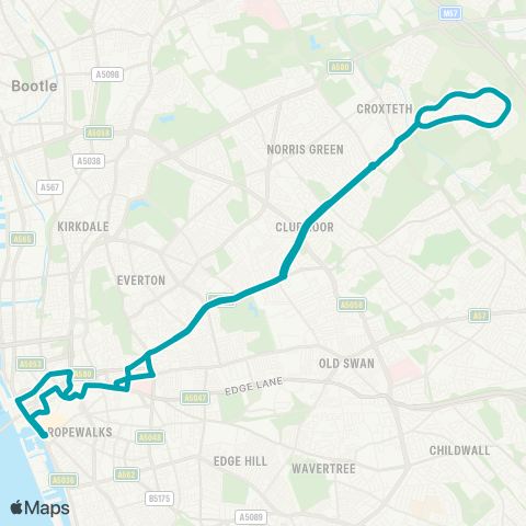 Arriva North West Liverpool One Bus Sta - Liverpool One Bus Sta map