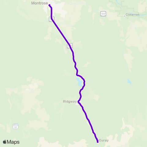 All Points Transit OurWay map