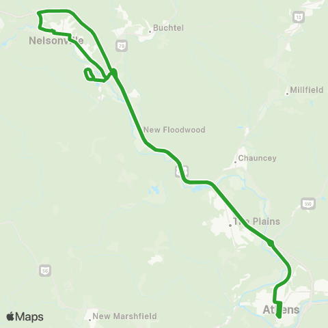 Athens Public Transit 7 map