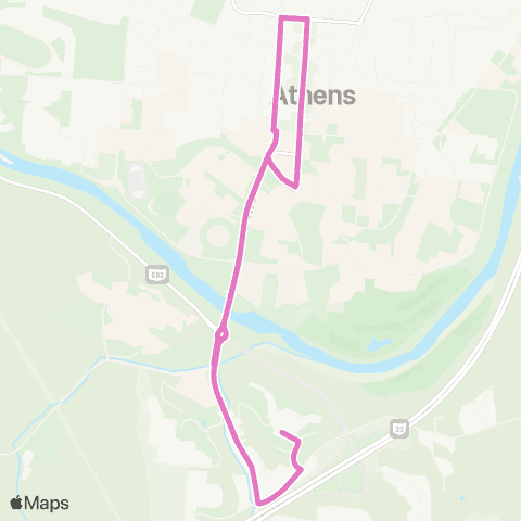 Athens Public Transit Courtyard map