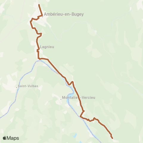 ARA Cars Région Ain Ambérieu en Bugey-Lhuis map