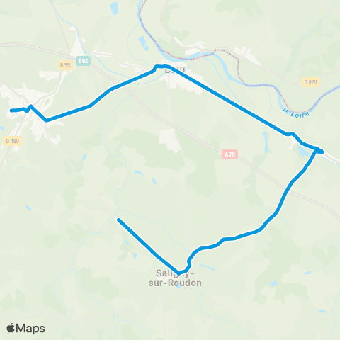 ARA Cars Allier - Scolaire 118 map
