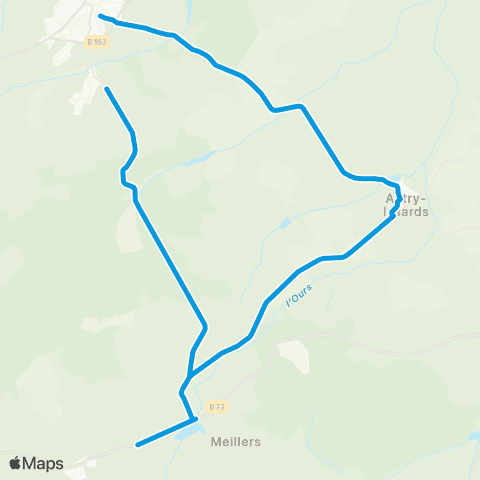 ARA Cars Allier - Scolaire 133 map