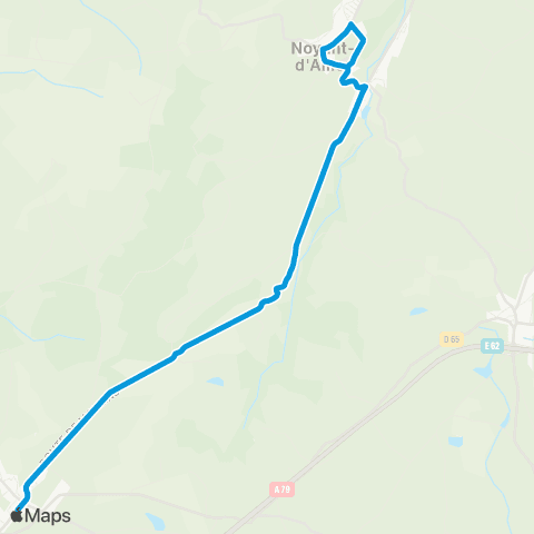 ARA Cars Allier - Scolaire 139 map