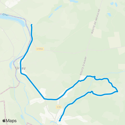 ARA Cars Allier - Scolaire 203 map