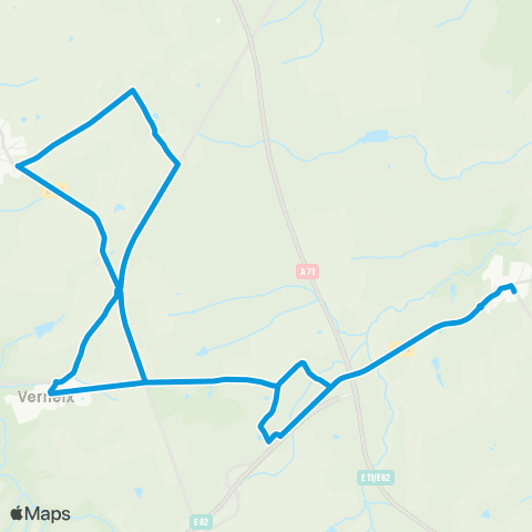 ARA Cars Allier - Scolaire 211 map