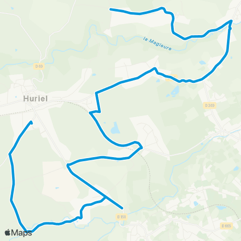 ARA Cars Allier - Scolaire 242 map