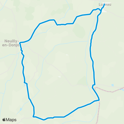 ARA Cars Allier - Scolaire 308 map
