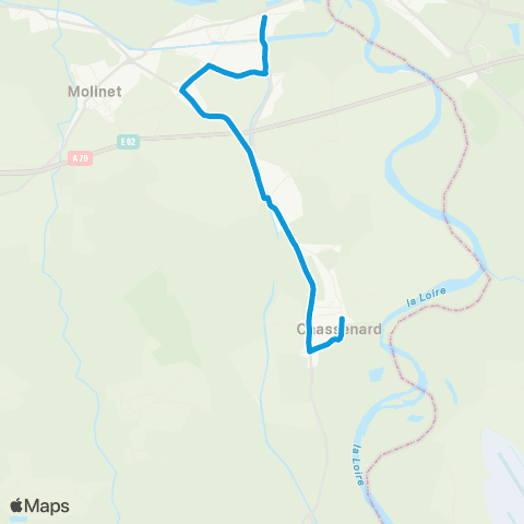 ARA Cars Allier - Scolaire 309 map