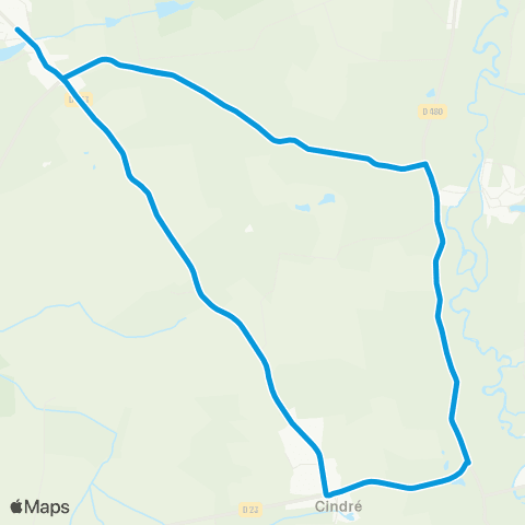 ARA Cars Allier - Scolaire 311 map