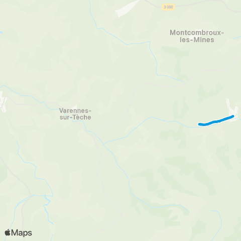 ARA Cars Allier - Scolaire 313 map