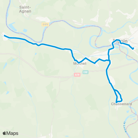 ARA Cars Allier - Scolaire 405 map