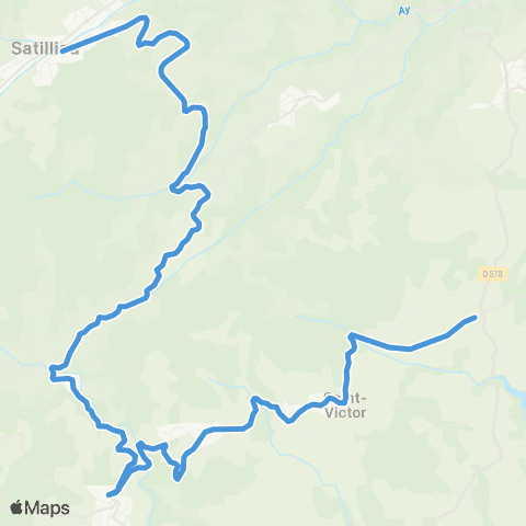 ARA Cars Ardèche - Scolaire Lalouvesc - Satillieu map