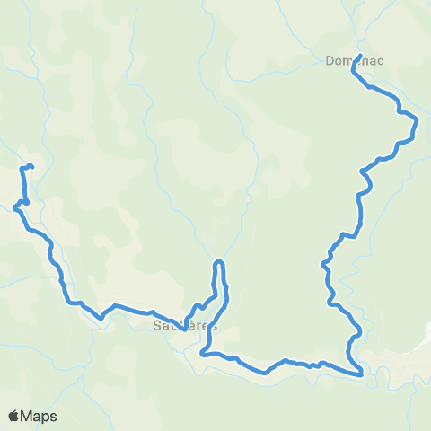 ARA Cars Ardèche - Scolaire Sablieres - Dompnac map